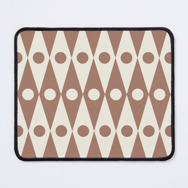 Item preview, Harlequin Diamond Chains Pantone Mocha Mousse and Cannoli Cream designed and sold by Pinkdeer Designs.