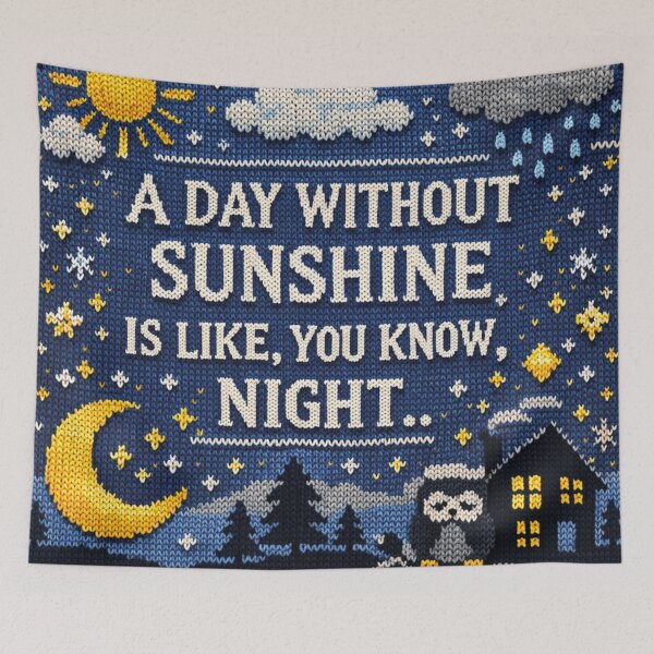Item preview, A Day Without Sunshine – Fun Knit Design designed and sold by Mauswohn.