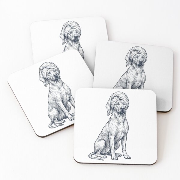 Item preview, Rhodesian Ridgeback Spa Bath Dog Mom Dad designed and sold by DoodleTortle.