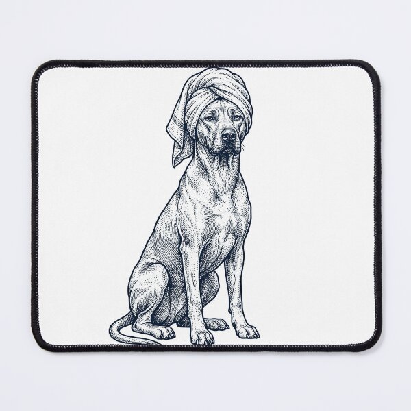 Item preview, Rhodesian Ridgeback Spa Bath Dog Mom Dad designed and sold by DoodleTortle.