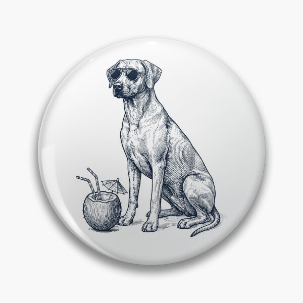 Item preview, Rhodesian Ridgeback Vacation Dog Lover Gift designed and sold by DoodleTortle.