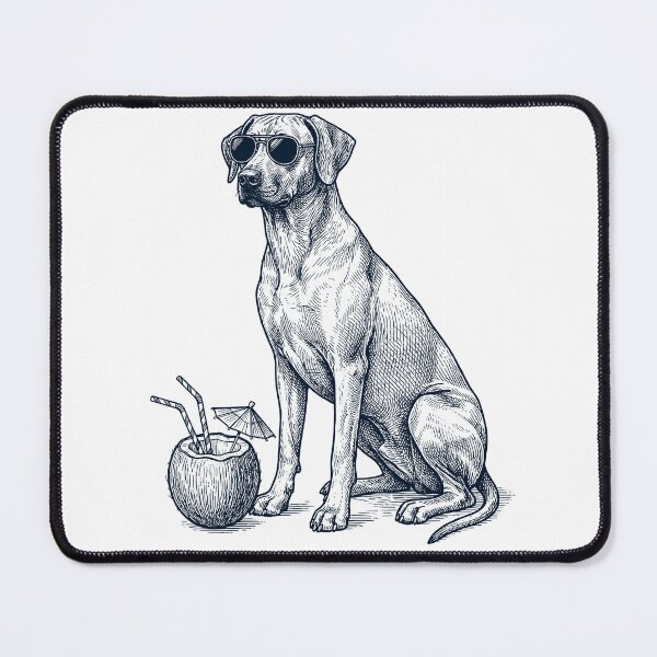 Item preview, Rhodesian Ridgeback Vacation Dog Lover Gift designed and sold by DoodleTortle.