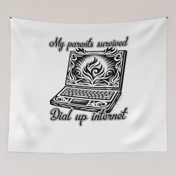 Item preview, my parents survived dial up internet designed and sold by Toragasira.