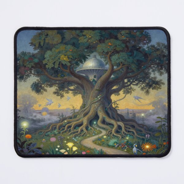 Item preview, Magical tree with a path of light – A fantastic nature vision full of color, depth, and story charm. designed and sold by FotoworldEdel.