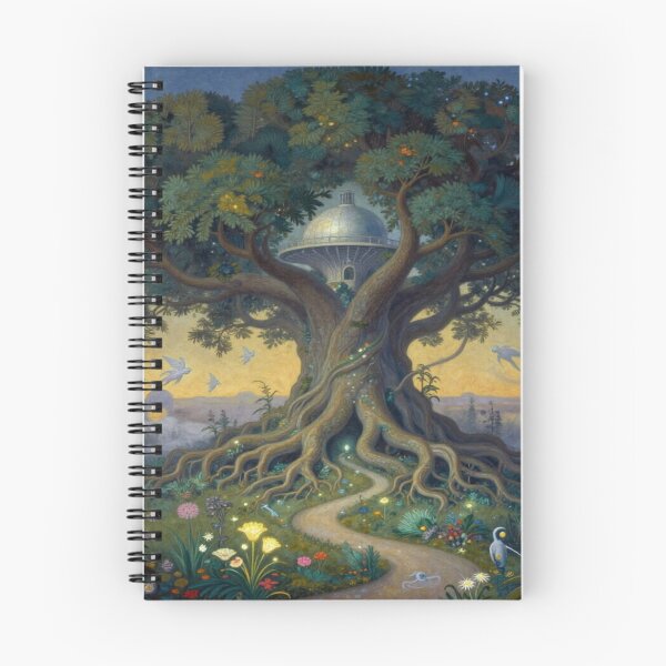 Item preview, Magical tree with a path of light – A fantastic nature vision full of color, depth, and story charm. designed and sold by FotoworldEdel.