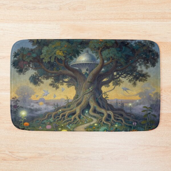 Item preview, Magical tree with a path of light – A fantastic nature vision full of color, depth, and story charm. designed and sold by FotoworldEdel.