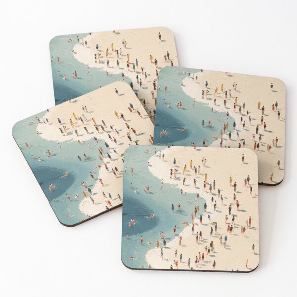 Item preview, Crowded Beach Scene designed and sold by lautir.