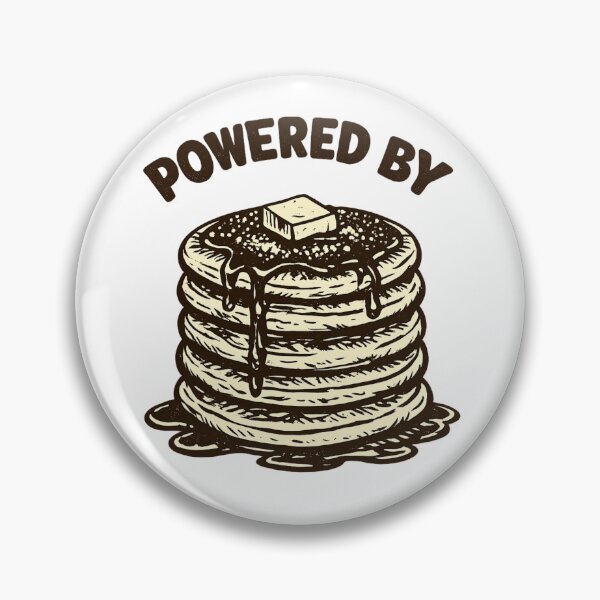 Item preview, Powered by Pancakes designed and sold by ActOneDeisgns80.