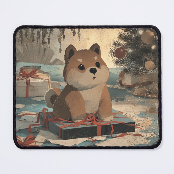 Item preview, Puppy's Shiba First Family Christmas - Winter Series designed and sold by Mission Ready.