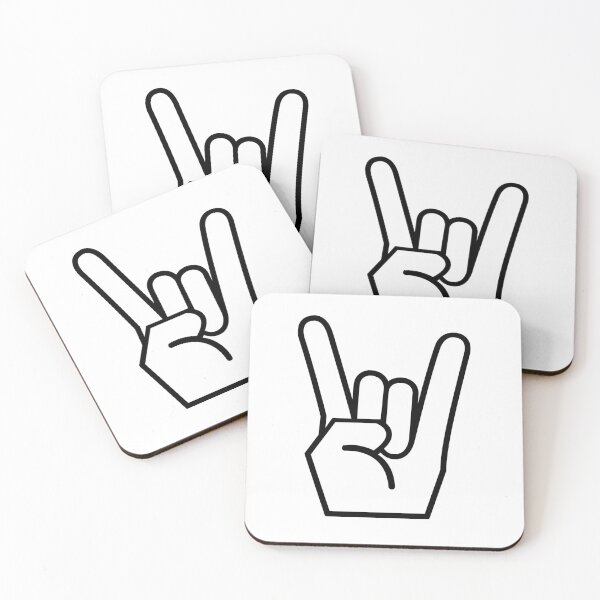 Item preview, Rock On Hand Gesture designed and sold by LunarAbyss.