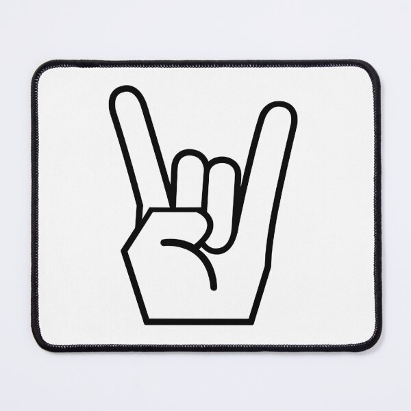 Item preview, Rock On Hand Gesture designed and sold by LunarAbyss.