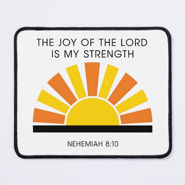 Item preview, The Joy of the Lord Is My Strength Bible Verse Art. designed and sold by loveandlightrb.