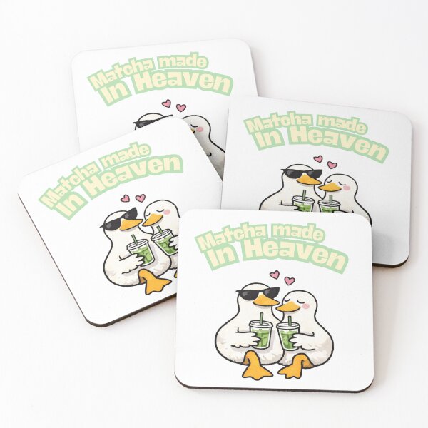 Item preview, cute ducks with Matcha designed and sold by Megdesigns26.