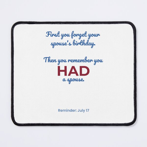 Item preview, Spouse Joke – July 17 designed and sold by ariksworld.