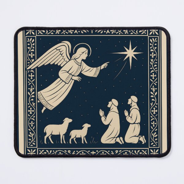 Item preview, Angel Guiding the Shepherds - Winter and Christmas Series designed and sold by Mission Ready.