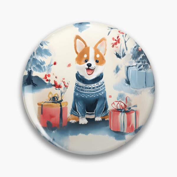 Item preview, Christmas Dogs Watercolor Art - Winter Series designed and sold by Mission Ready.