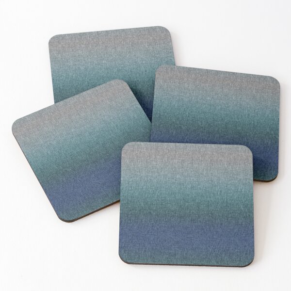 Item preview, Ombre Crosshatch Teal Blue Green Grey Abstract designed and sold by jocelynsart.