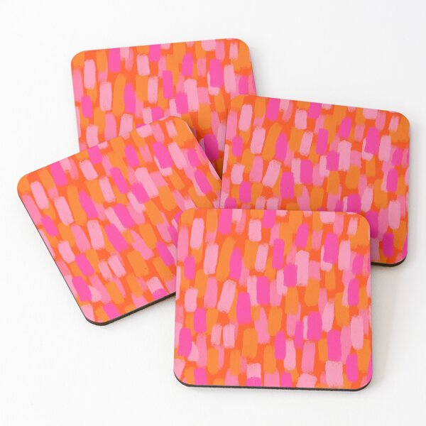 Item preview, Abstract, Pink and Orange, Paint Brush Effect designed and sold by OneThreeSix.