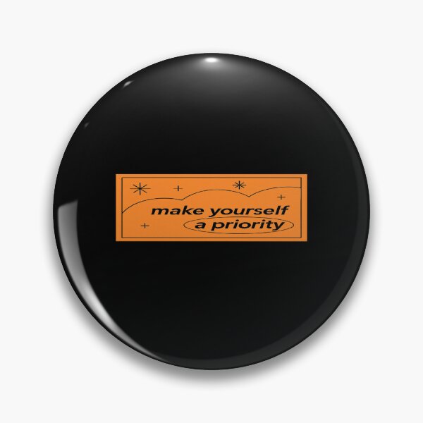 Item preview, Self-care quote design – “Make Yourself a Priority” – bold motivational art for mental wellness lovers designed and sold by Bright Nest Studio.