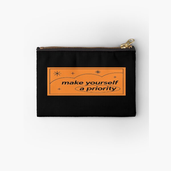 Item preview, Self-care quote design – “Make Yourself a Priority” – bold motivational art for mental wellness lovers designed and sold by Bright Nest Studio.