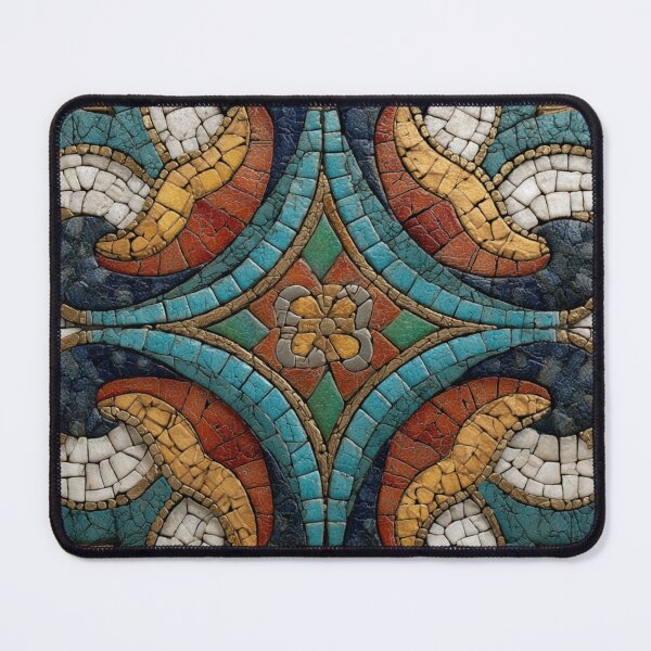 Item preview, Gaudi Inspired Mosaics Tile Ornament Pattern designed and sold by GrinGalore.