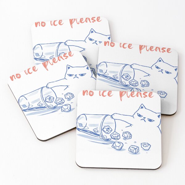 Item preview, No Ice Please! Funny Anti-Ice Cat designed and sold by will freed18.