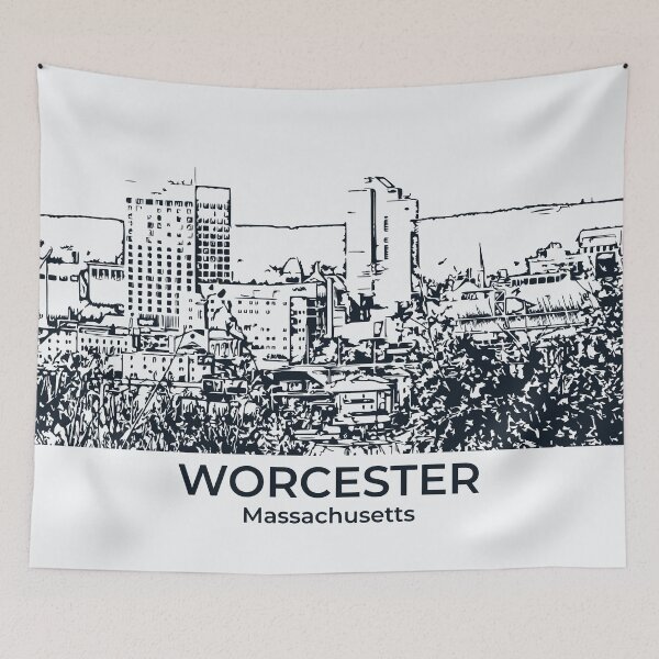 Item preview, Worcester - Massachusetts designed and sold by Lakeric Cityscapes.
