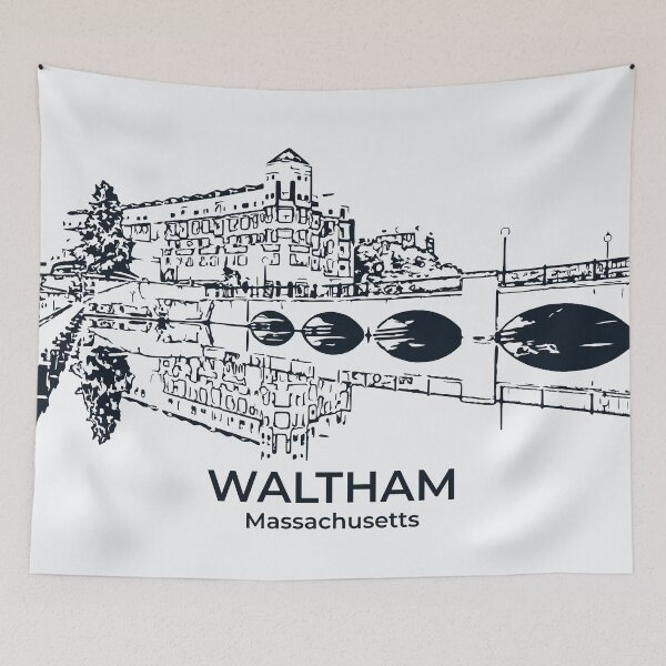 Item preview, Waltham - Massachusetts designed and sold by Lakeric Cityscapes.