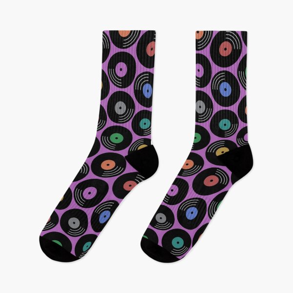 Item preview, Colorful Vinyl Records on Pink designed and sold by Pinkdeer Designs.