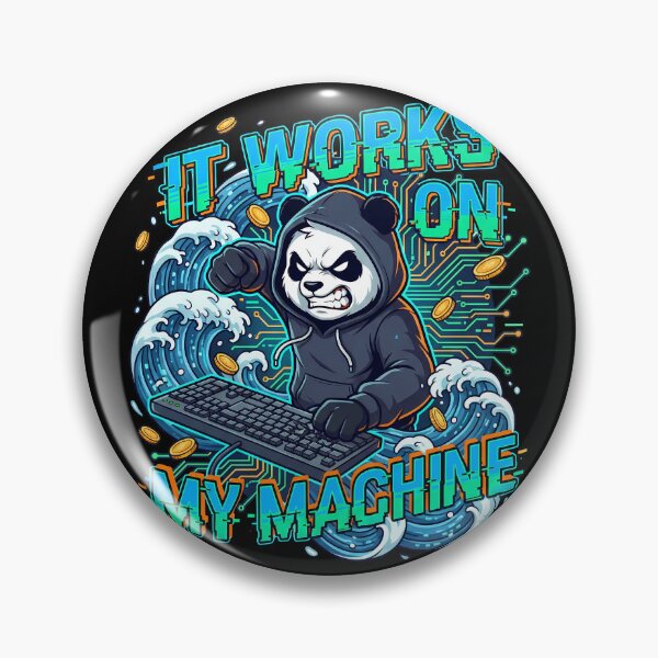Artikelvorschau, Mad Panda Programmer: "Es funktioniert auf meinem Rechner" Entwickler-Meme entworfen und verkauft von Tong4130.