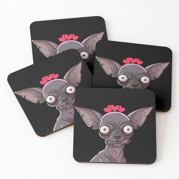 Item preview, Can I Be Your Valentine? - Valentine Chihuahua with Heart Headband designed and sold by MirAgi.