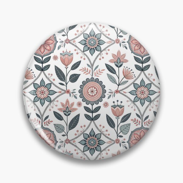 Item preview, Nordic Romantic Folk Flower Garlands | Scandinavian Folk Design designed and sold by Shuga-Design.