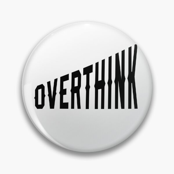 Item preview, Overthink Perspective Typography - Minimalist Bold Modern Design designed and sold by ClashShop.