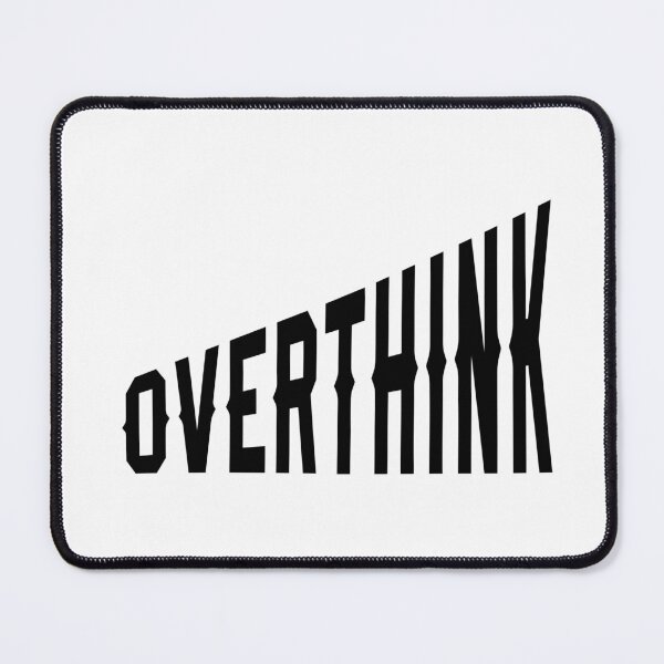 Item preview, Overthink Perspective Typography - Minimalist Bold Modern Design designed and sold by ClashShop.