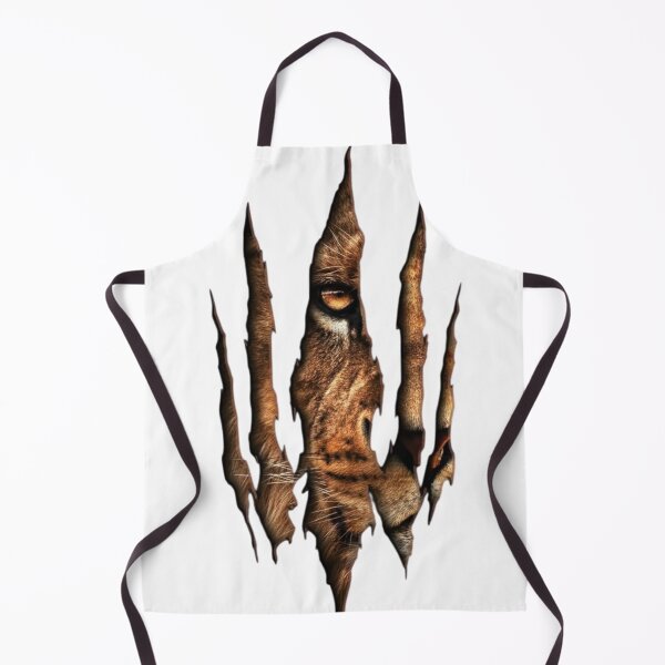Item preview, Wild Tiger Peek - Ripped Effect Animal Design designed and sold by fancy-to-shop.