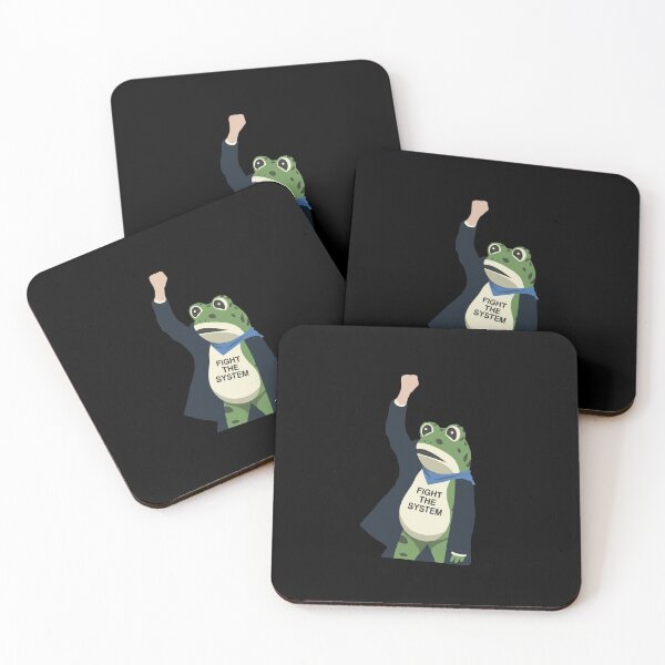Item preview, The Ribbit Rebellion: Fight The System designed and sold by Evaevonechi.