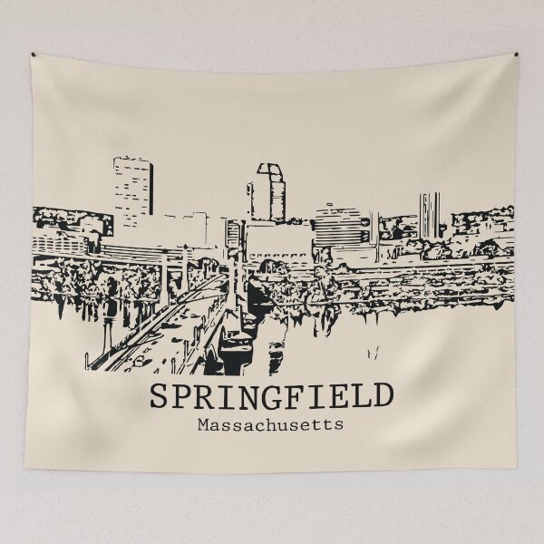 Artikelvorschau, Springfield - Massachusetts entworfen und verkauft von Lakeric Cityscapes.