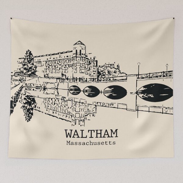Item preview, Waltham - Massachusetts designed and sold by Lakeric Cityscapes.