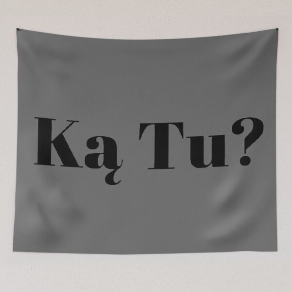 Item preview, What Are You Up To Wassup Lithuanian Saying designed and sold by CamilasPrints.
