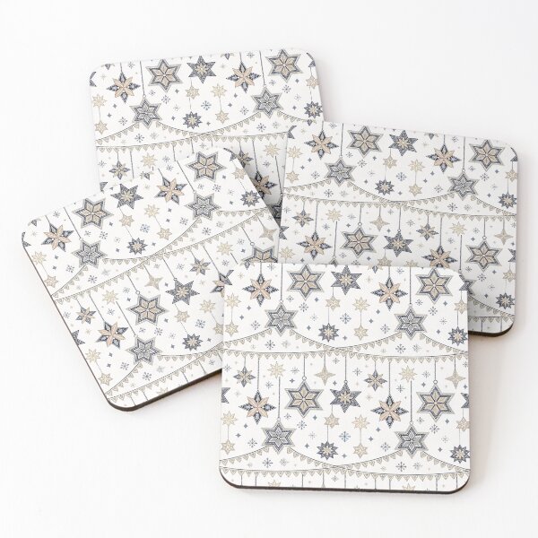 Item preview, Nordic Folk Star Garlands | Scandinavian Folk Geometry designed and sold by Shuga-Design.