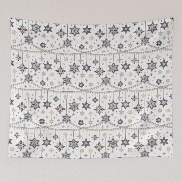 Item preview, Nordic Folk Star Garlands | Scandinavian Folk Geometry designed and sold by Shuga-Design.