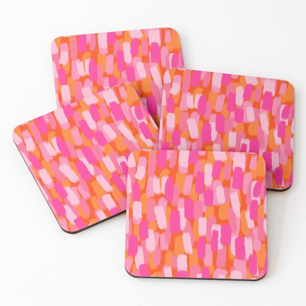 Item preview, Hot Pink and Orange, Brush Stroke Effect, Abstract  designed and sold by OneThreeSix.