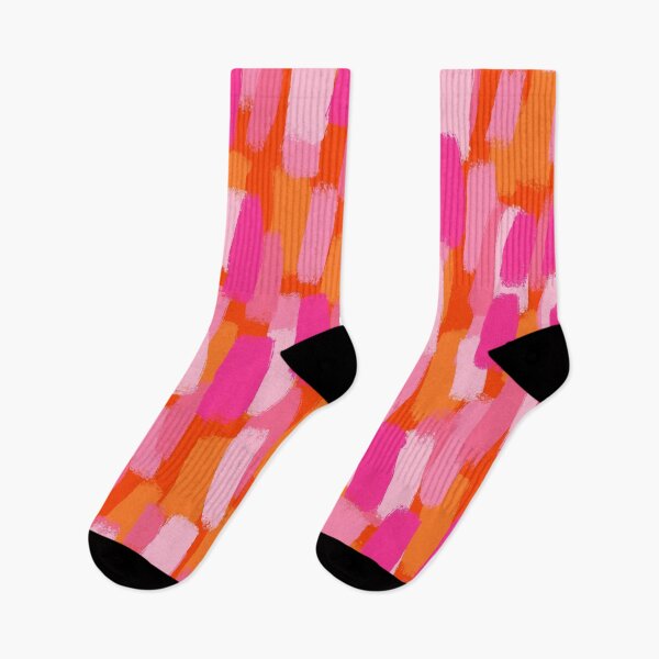 Item preview, Hot Pink and Orange, Brush Stroke Effect, Abstract  designed and sold by OneThreeSix.