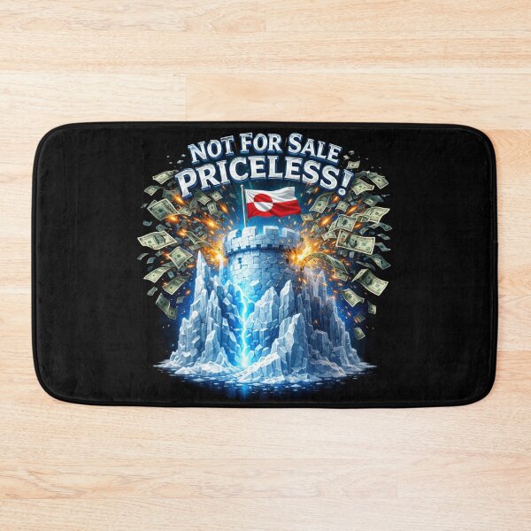 Item preview, Greenland Iceberg Fortress Not For Sale Reject Cash Protest Tee designed and sold by JaaCreativeShop.