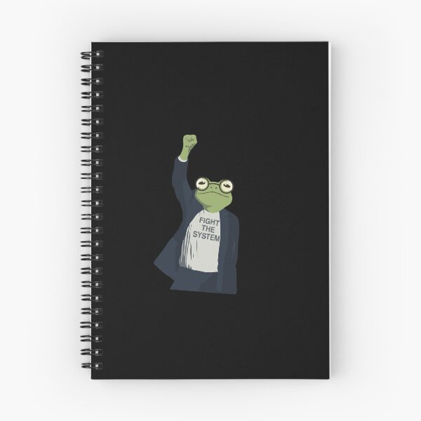 Item preview, The Ribbit Rebellion: Fight The System "frog" designed and sold by Evaevonechi.