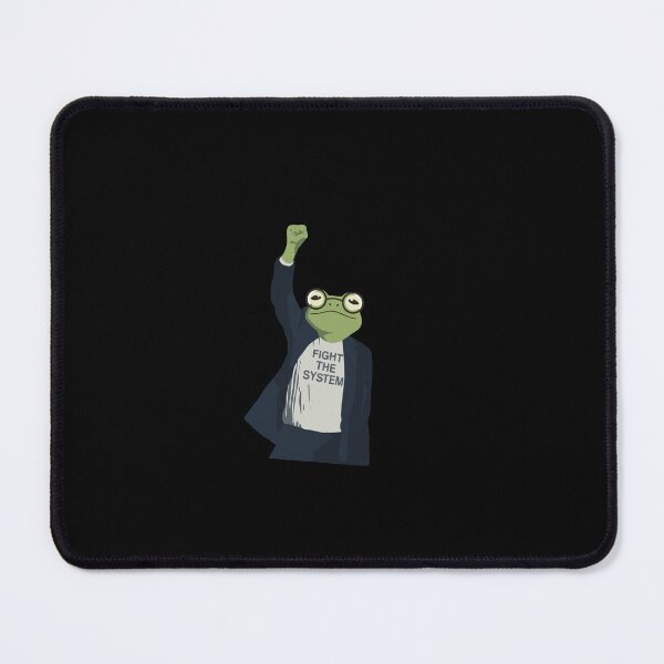 Item preview, The Ribbit Rebellion: Fight The System "frog" designed and sold by Evaevonechi.