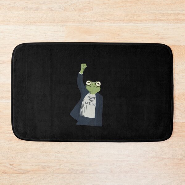 Item preview, The Ribbit Rebellion: Fight The System "frog" designed and sold by Evaevonechi.
