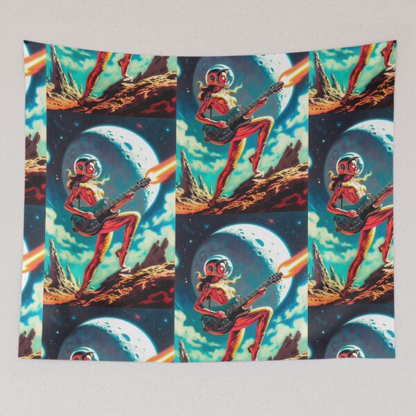 Item preview, Copy of 1950's Female Space Cadet | Retro Artwork designed and sold by OrganicLights.