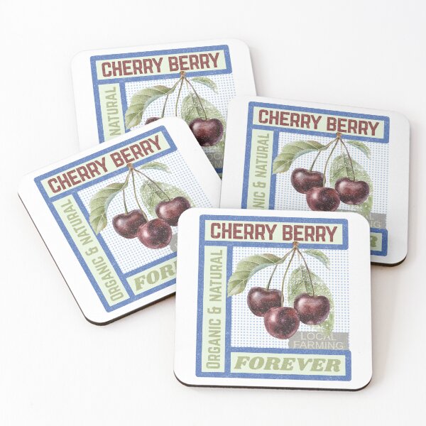 Item preview, Cherry Berry Organic and Natural Forever Vintage designed and sold by CreativeCrewApp.