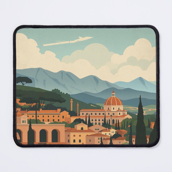 Item preview, Rome Italy Vintage Travel Illustration designed and sold by DigitalStudioZT.